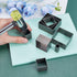 PandaHall 8pcs Die Punch Cutter, 10.5-51mm Hollow Punching Tool High Carbon Steel Die Cutter Square Leather Cutting Die for Leather Crafts...