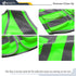 JKSafety High Visibility Zipper Front Kids Safety Vest With Reflective Strips,Meets ANSI/ISEA Standards (KID-Medium Green) ¡...