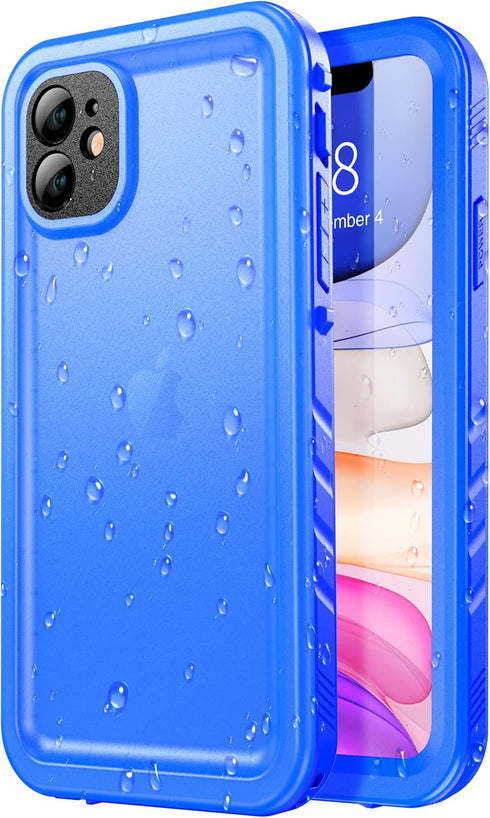SPORTLINK Waterproof Case for iPhone 11, Full Body Heavy Duty Protection Full Sealed Cover Shockproof Dustproof Built-in Clear Screen Protector Ru...
