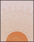 Posterizer 1 pcs-Minimalist Boho Abstract Sunshine-Abstract & Modern Art-Gift for Nature, Surfers and Beach Lovers - Living Room Bedroom Decor- UN...