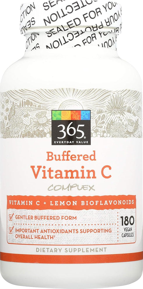 365 Everyday Value, Buffered Vitamin C Complex, 180 ct...