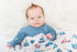lulujo Baby 100% Cotton Muslin Swaddle Blanket, 47 x 47-Inches, Sailboat...