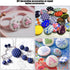 100pcs Button Covers, Cover Button Kits with 5 Sizes of Buttons & Tools DIY Fabric Buttons Fabric Covered Buttons to Make Your Own Buttons...