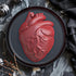 2024 New Extra Large Heart Silicone Mold - 3D Realistic Heart Halloween Silicone Molds with Support Base for Cakes, Breakable Chocolate, Jelly, Pu...