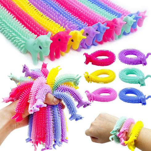 20 Pack Stretchy String Fidget Toys,Sensory Fidget Stretch Toys,Sensory Noodle Strings for Kids Adults Stress Relief,Party Favors...