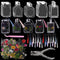 346Pcs Transparent Flower Scrapbook Stickers, Glassware Bottle Shape Bookmarks Set Include Colorful Tassels and Tweezer Hole Punch, Beautiful Flor...