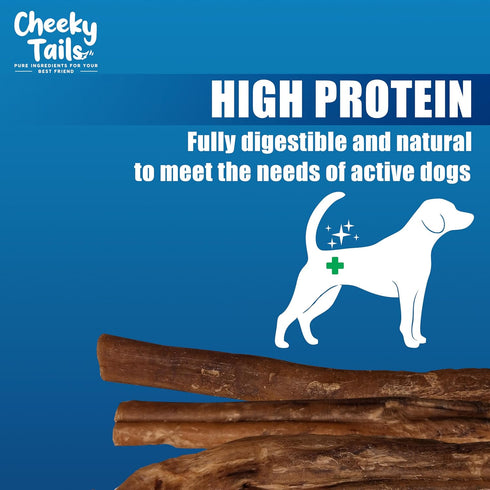 Bully Sticks for Small Dogs and Puppies (3 Pieces) - 6" - Rawhide Free Chews Made in USA - High Collagen, Single Ingredient 100% Beef Dog Treats...