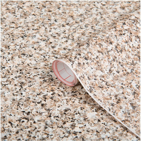 d-c-fix Peel and Stick Contact Paper Beige Granite Stone Look Self-Adhesive Film Waterproof & Removable Wallpaper Decorative Vinyl for Kitchen, Co...