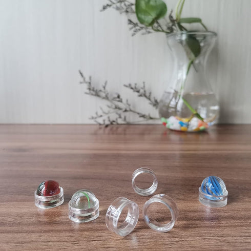 (48 Pack) Baseball Display Stand,Spheres Holder, Clear Baseball Ring, Sphere Stand,Round Display Stand for Golf Ball, Baseball, Softball, Tennis B...