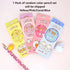Molang 8-Piece Pencil Set 1pack - Soft #B Pencil Lead - Kawaii Cute Korean Stationery, Smooth Writing Experience, Perfect for Drawing, Sketching, ...