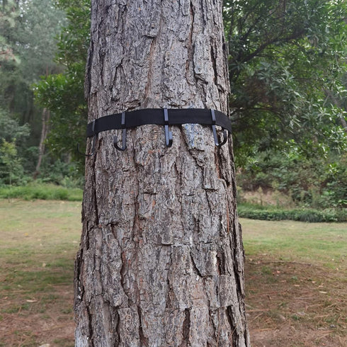 DOITOOL 5pcs Hanger Attachment Hanging Hangers on Adventure Bow Gear Metal for Back Tree Equipment Multi Hiking Hunting Stand Hooks Holders Access...