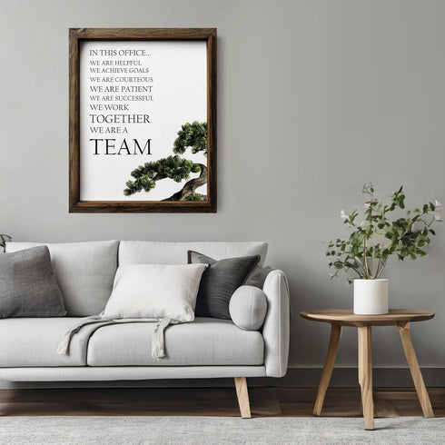 Posterizer 1 pcs-team work inspiring art-Workplace & Office Art-Quotes and Poems- Gift for Boss, Manager -Gift for Entrepreneurs-décor for office ...