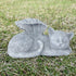 Cherish Your Feline Companion's Memory with The Angel Memorial Statue - Outdoor Garden Resin Sleeping Statue with Wings-Resin and Stone Memorial G...