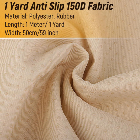 1 Yard Anti Slip Non Slide Craft Sofa Upholstery Fabric Sewing Material 59 inch Width - Beige...