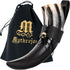 Mythrojan Viking Drinking Horn with Strap – Medieval Norse Beer Mug, Large Ale Cup 500 ml (16oz) – Authentic Replica Horn for Mead, Ale & Beer...