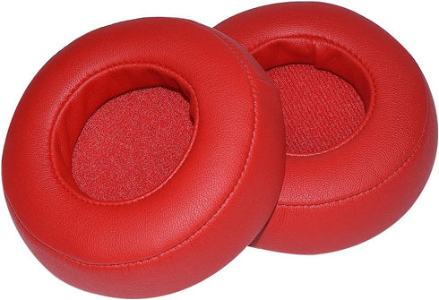 Replacement Earpads Memoery Foam Ear Cushion Covers Compatible with Monster Beats by Dr.Dre PRO/Detox Headphones (Red)...