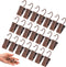 JANYUN 30 Pack Mini Heavy-Duty Hook Clip Set Curtain Clips for Photos Home Decoration Art Craft Display (Copper)...