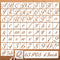 4 Inch Letter Symbol Stencils for Painting on Wood, 65 Pcs Alphabet Drawing Templates with Calligraphy Large Font and Cursive Letters Numbers Sign...