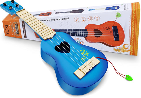 Kids Toy Classical Ukulele Guitar Musical Instrument, Blue...