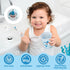 Lily's Home Kids Flashing Timer Toothbrush Kids with Soft Bristles, Rising Cup & Cover - Fun 2-Min Light-Up Brushing for Children - Toddler Toothb...