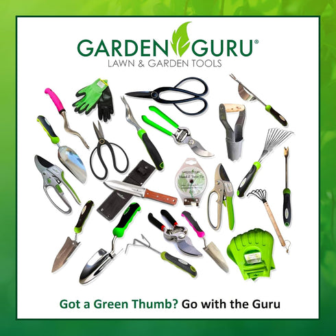 Garden Guru Eco Dandelion Weeder Tool with Ergonomic Wood Handle - 100% Recycled Stainless Steel - Rust Resistant - FSC Certified Wood - Weed Pull...