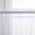 White Short Sheer Curtains 36 Inch Length for Kitchen Door 2 Panel Set Rod Pocket Cafe Curtains Linen Look Semi Sheer Tier Curtains for Small Wind...