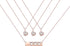 AKTAP Daughter Gifts Mother Daughter Necklace Cubic Zirconia Love Pendant Necklace Mother's Day Gift...