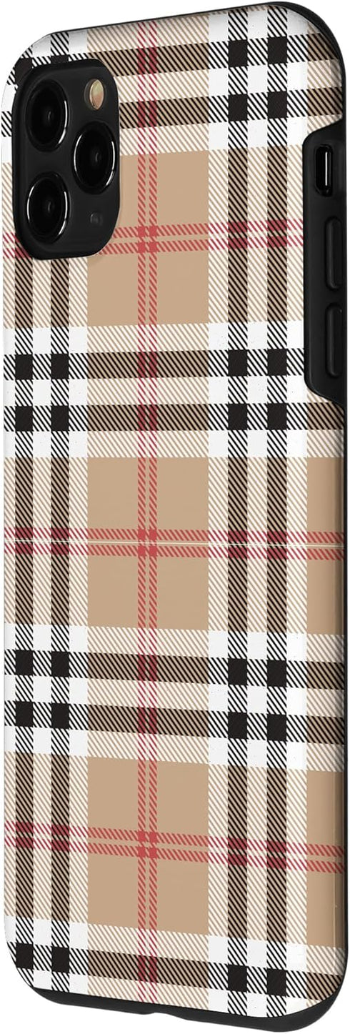 iPhone 11 Pro Checkered Plaid Flannel Gingham Pattern Case...
