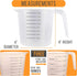 U.S. Kitchen Supply Plastic Measuring Cups with Handles - 16 oz (500 ml) Liquid Measuring Cup Set of 6 - Clear Microwave Safe Kitchen Cups - Measu...