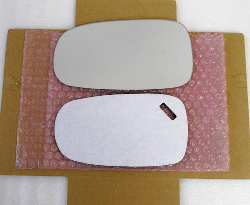 New Replacement Mirror Glass with Full Size Adhesive for 2003-2011 SAAB 9-3 93/2003-2009 SAAB 9-5 95 Driver Side View Left LH...