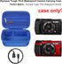 Carrying Case for OM SYSTEM Tough TG-7 Digital Camera/OM System Olympu TG-6 Underwater camera, Rugged Waterproof Shockproof WiFi 4K Video Digital ...