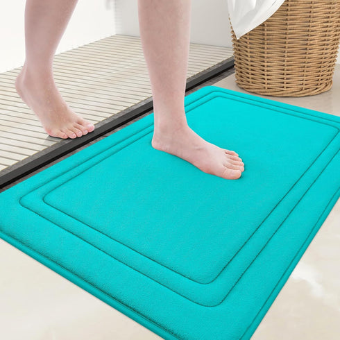 Grandaily Memory Foam Bath Mat Rug 36x24, Ultra Soft, Non-Slip and Absorbent Bathroom Rugs, Machine Wash Dry, Comfortable Bath Rug Carpet for Bath...