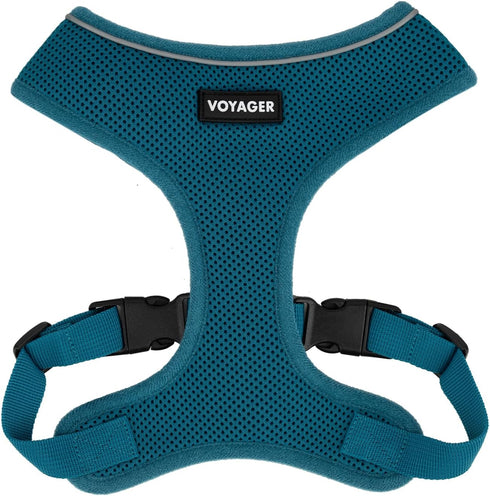 AeroLite No Pull Mesh Dog Harness with Lightweight, Soft, Breathable Chest Coverage, Reflective Stitching, and Adjustable Straps for Walking, Runn...