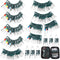 Terminal Removal Tool Kit 172 Pcs Depinning Tool Electrical Connector Pin Removal Tool Kit Pin Extractor Tool Set Wire Terminal Release Tool for A...