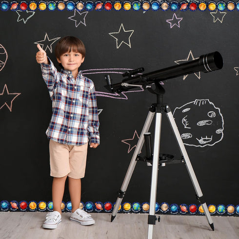 Solar System Bulletin Board Borders Planet Space Trimmer Galaxy Aesthetic Inspirational Borders Outer Space Bulletin Board Stickers for School Cla...