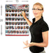Young N Refined USA Presidents of the united states Of America poster New 2025 chart LAMINATED Classroom portrait school wall decoration learning ...