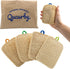 All Natural Loofah Kitchen Sponge (4 Pack) - Eco Friendly Sponges - Compostable Sponge - Biodegradable Sponges Kitchen - Natural Sponges for Dishe...