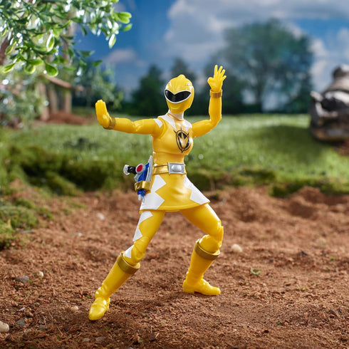Power Rangers Lightning Collection Dino Thunder Yellow Ranger 6-Inch Premium Collectible Action Figure Toy with Accessories, Ages 4 and Up...