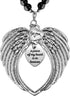Memorial Car Charm Angel Wings, Memorial Gifts for Loss of Mother, Sympathy Gifts for Loss of Loved One in Heaven, in Memory of Mom Rear View Mirr...