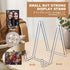 Plate Stands for Display 4.5 Inch Clear Acrylic Square Holder Stand Picture Frame Stand Holder Easel for Book, Decorative Plate, Plaque, Photo, Pl...