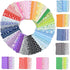 56Pcs 10"x10" Quilting Cotton Fabric Squares Sheets Pre-Cut Multi-Color No Repeat Design Printed Floral Craft Fabric for DIY Sewing Scrapbooking Q...