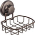 Super Powerful Vacuum Suction Cup Soap Dish - Strong Stainless Steel Sponge Holder for Bathroom & Kitchen (Bronze)...