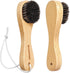 Shoe Brush, Shoe Cleaning Brush, Premium Horsehair Brush, Leather Cleaning Brush, Shoe Polish Brush, Perfect for Cleaning Leather, Boots, Suede, S...