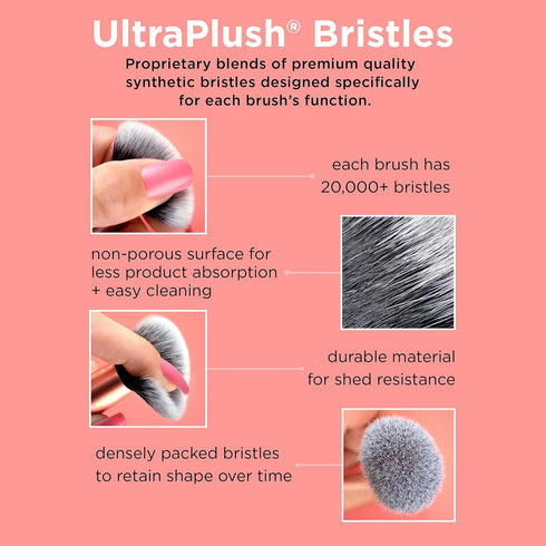 Real Techniques Bubble Blending Makeup Brush, Multipurpose Face Brush For Liquid, Cream, & Powder Makeup, Unique Bubble Brush Head, Synthetic Bris...