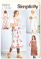 Simplicity Misses' Wraparound Apron Packet, Code 9312 Sewing Pattern, Sizes XS-XL, White...