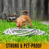 Tardigrade Steel Hose 5FT Metal Garden Hose Short - 304 Stainless Steel Water Hose 5 FT Dog Chew Crush Proof, Flexible, Heavy Duty Brass No Kink, ...