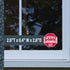 SABRE HS-SD Home Decals-5 Bright Red, Stop Sign Shaped Security Stickers...