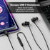 USB C Headphones Wired Earbuds for iPhone 15 Pro Max with Mic Volume Control Stereo Noise Cancelling, Type C Earphones for Samsung Galaxy S24/S23/...