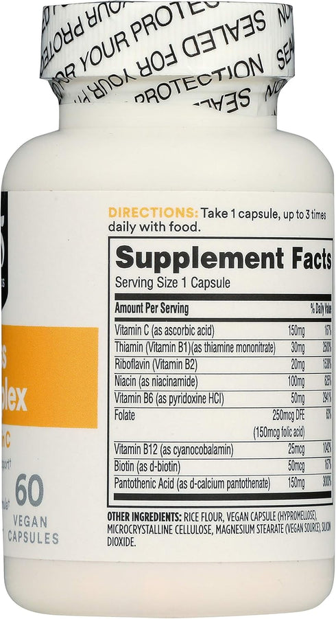 365 by Whole Foods Market, Vitamin B Stress Complex with Vitamin C, 60 Veg Capsules...
