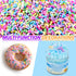 100G Polymer Clay Slices Fake Sprinkles Resin Sprinkles Fake Candy Sprinkles Clay Sprinkles Nail Art Slices Polymer Sprinkles for Nail Art DIY Cra...